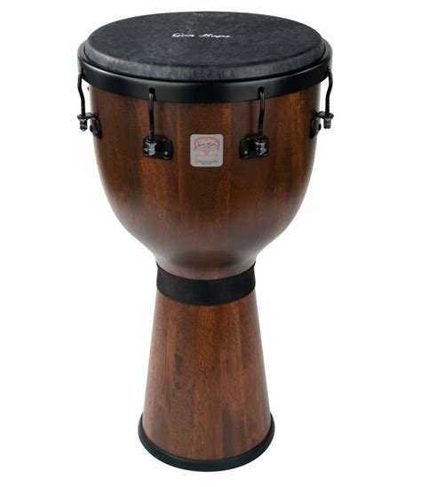 Gon Bops Mariano Djembe Natural Durian Wood Long And Mcquade