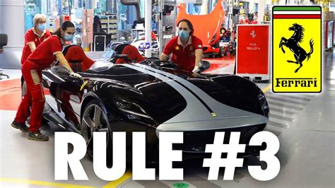 FERRARI Employees Have To Follow THESE 5 Insane Rules... - YouTube