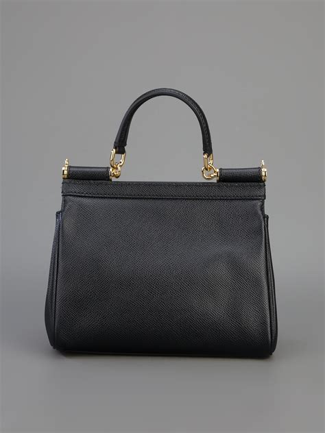 Dolce Gabbana Miss Sicily Mini Shoulder Bag In Black Lyst