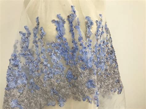 161 results for black chiffon wedding dress. Blue Grey Rose Chiffon Lace Organza Fabric for Wedding ...