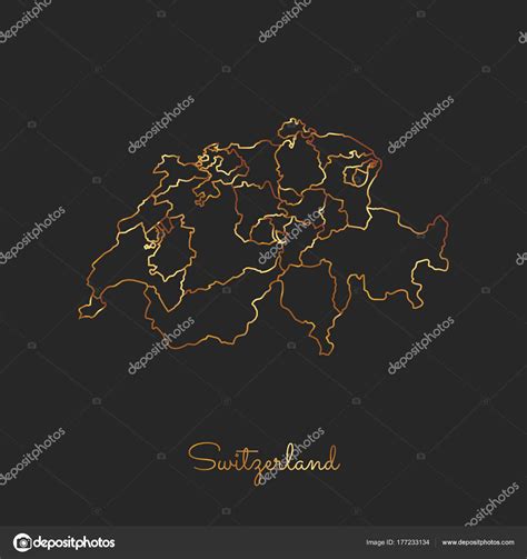 Detalla en el mapa la ubicación de cada uno de los países de europa por los que te preguntan. Podrobná Mapa švýcarska | Mapa