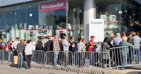Check spelling or type a new query. Shoppers queue for hours for Black Friday discounts