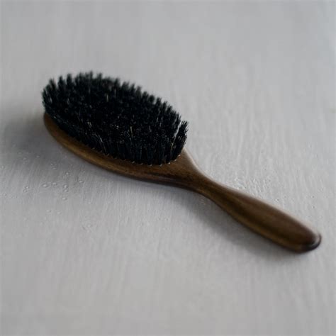 Hairbrush Dark Boar Bristle And Beechwood Handle Odgers And