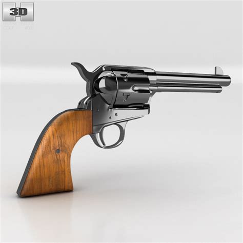 Colt Single Action Army 1873 3d Model Humster3d