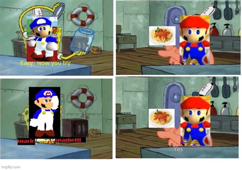 Smg4 Smg4 Teaches Mario To Open A Jar Imgflip