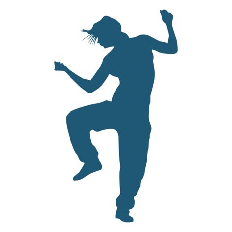 Hip Hop Dancer Silhouette Transparent Png Svg Vector File