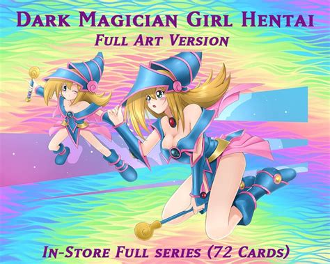 Yugioh Orica Sexy Dark Magician Girl 72 Cards Series Tcg Etsy