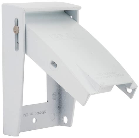 Outdoor Weatherproof Gfci Outlet Cover Box 1 Gang Vertical White