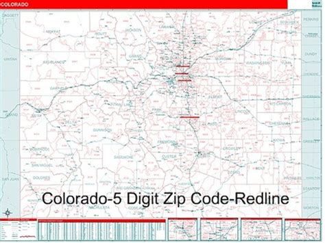 Colorado Zip Code Map From