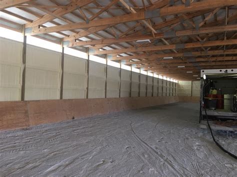 I used cdx with screws instead of drywall on the inside. Barn Insulation | Assured LLC | Blog | Illinois