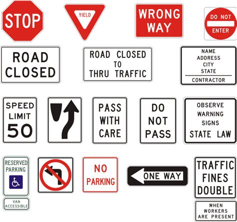 Missouri Dmv Road Sign Chart Kinta