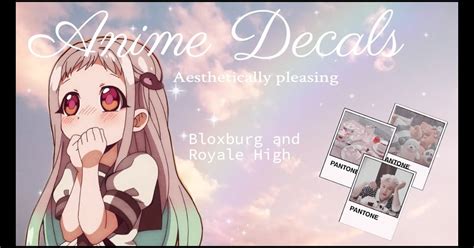 Aesthetic Anime Roblox Decal Id Roblox Anime Decal Ids Part 3 Youtube
