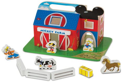 998 Reg 25 Melissa And Doug Mickey Mouse Clubhouse On The Farm Barn Set