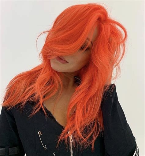 Pin By Karen Campbell On Hair With Style Hair Color Orange Bright