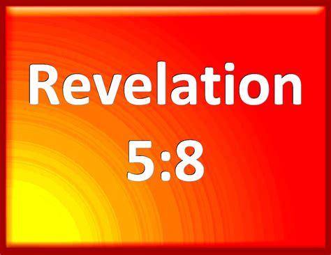 Revelation 58 And When He Had Taken The Book The Four Beasts And Four