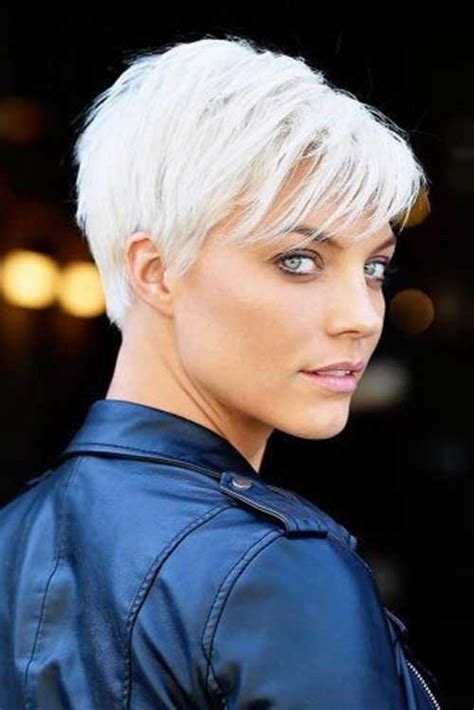 The long pixie cut with short tapered back and sides and long hair on top is a natural looking quick and easy trendy haircut for this year. Cute Pixie Cuts for Stylish Girls