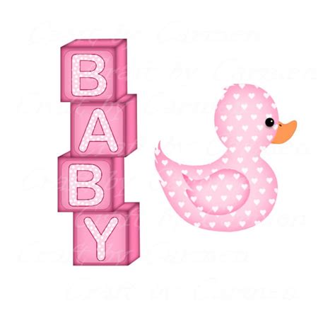 Baby Girlbabies Clipart Baby Shower Clip Artcute Baby Etsy