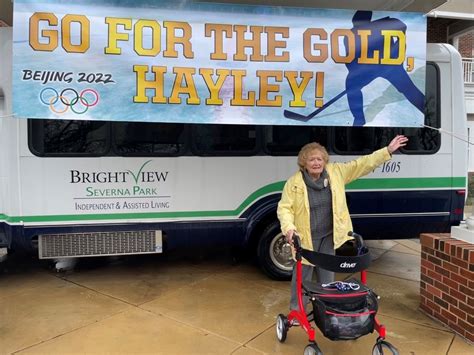 Brightview Resident Watches Granddaughter Compete In Winter Olympics