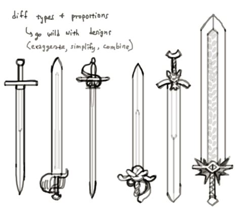 Can You Do A Tutorial On How To Draw Swords Idk Art References