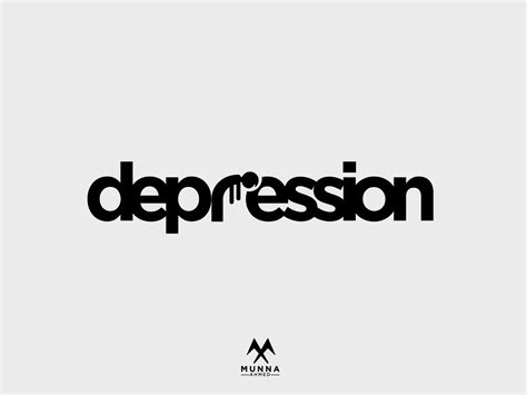 Depression Logo Design By Munna Ahmed On Dribbble