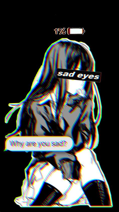 21 Sad Anime Girl Glitch Zflas