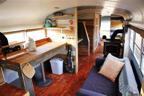 Tiny House For Sale School Bus Converted To Amazing Tiny
