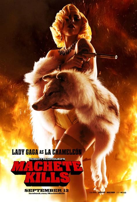 Lady Gaga Dans Le Nouveau Machete Affiche De Film Affiche Lady Gaga
