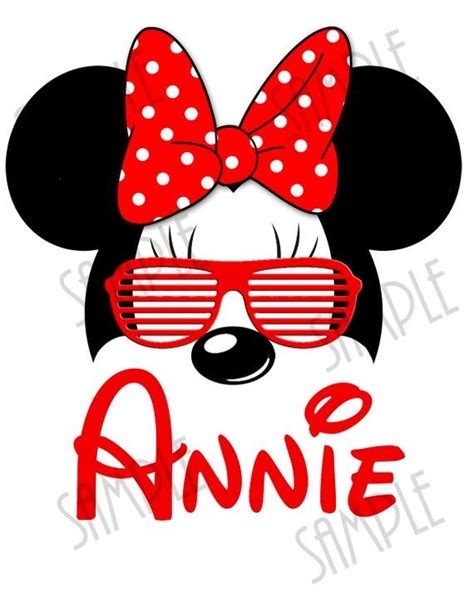 Download Disney Minnie Head Sunglasses SVG Printable Custom digital ...