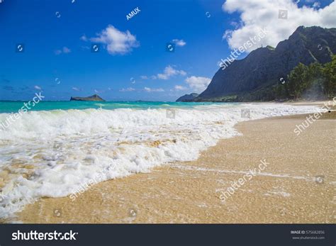 Tropical Beach Park Oahu Hawaii Stock Photo Edit Now 575682856
