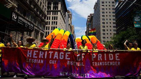 Nyc Pride March Makes Its Way Through Streets Of Manhattan