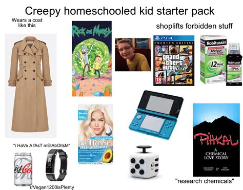 Creepy Homeschooled Kid Starter Pack Rstarterpacks