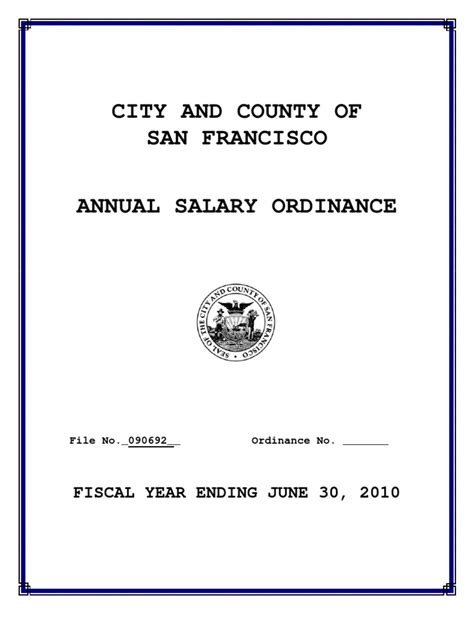 This ordinance may be cited as the trades licensing ordinance. ccsf_annual salary ordinance_2010_aso 2009-2010_07-21-09 ...