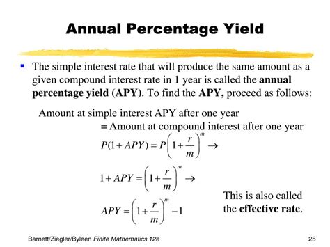 Definition Of Annual Percentage Yield Definition Vgf