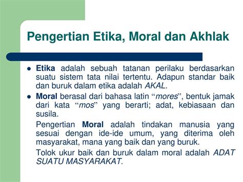 Perbedaan Etika Akhlak Dan Moral Studyhelp