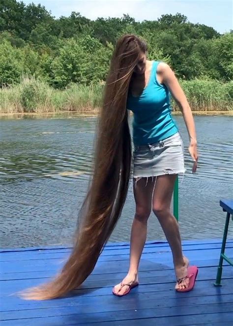 Video Rapunzel In The Wind Playing With Hair Long Hair Play Long