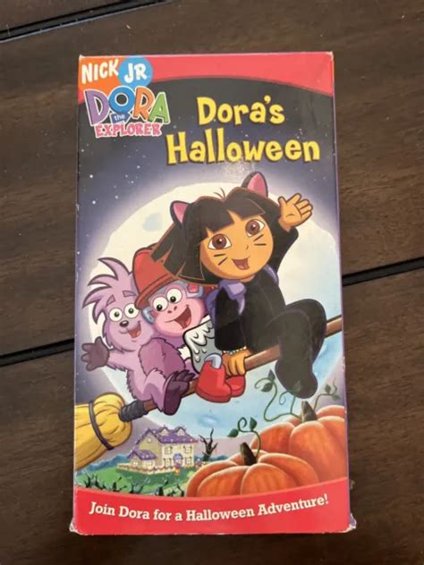 Nick Jr Dora The Explorer Dora Halloween Vhs Video Tape Nickelodeon 7