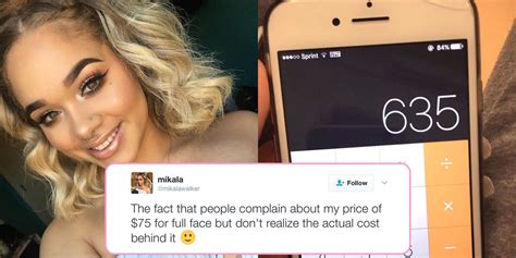 18 year old makeup artist mikala walker shuts down haters who say she charges too much