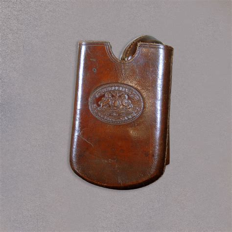 Antique Leather Cigar Case Sleeve Box Victorian C1900 346376