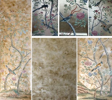 Hand Painted Wallpaper Silk Wallpaper China Wallpaper Grace Silk