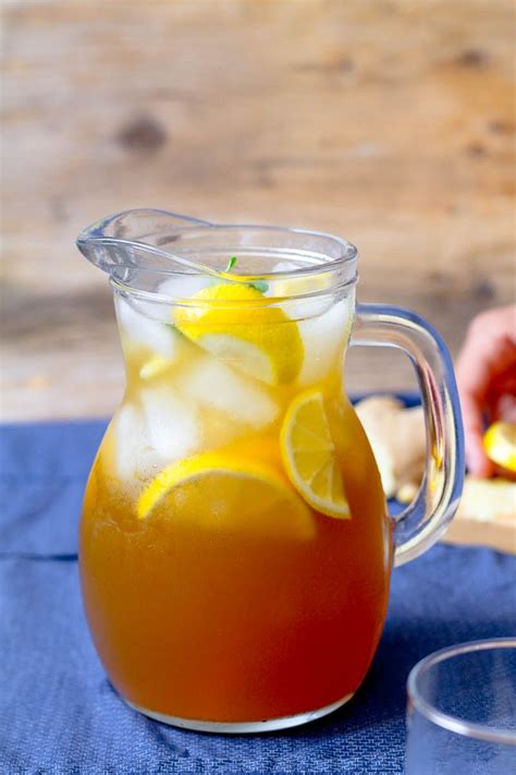 Lemon Iced Tea Lemon Iced Tea Recipe Iced Tea Recipes Mango Lassi