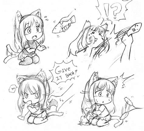 Junk Sketch 86 By Catplus On Deviantart Chibi Drawings Anime