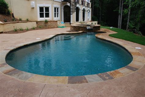 Come see us today for concrete blocks, pavers, clay bricks, landscaping rocks, flagstone and more. Pin by Peach State Pool on New Pools | Small backyard pools, Pool life, Pool builders