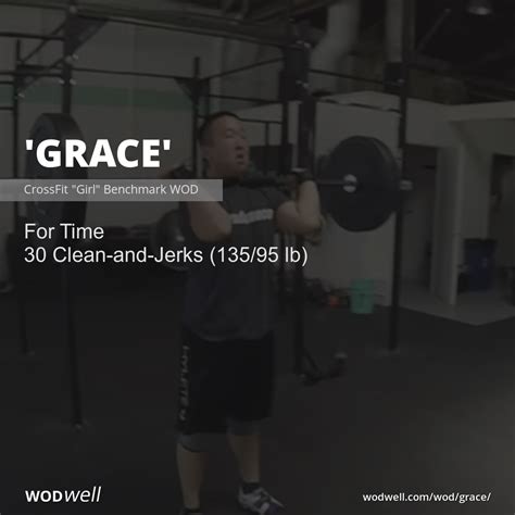 Grace Workout Crossfit Girl Benchmark Wod Wodwell