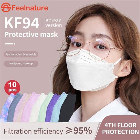 🇲🇾 🇰🇷 Ready Stock Kf94 Kn95 Face Mask 4fly Comfortable Breathable 99 5 Effective Filtration