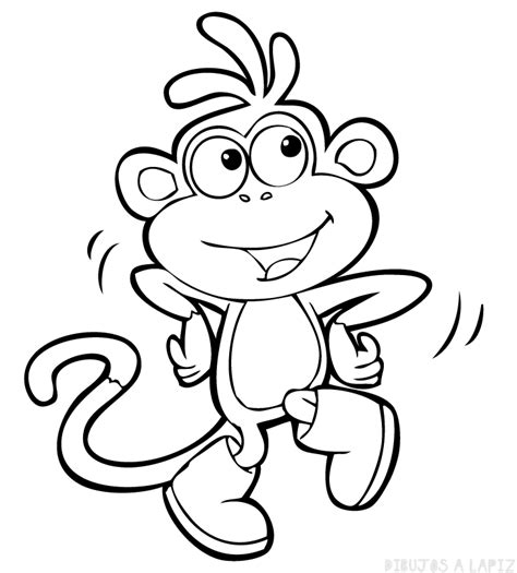 ᐈ Dibujos De Monos【top】monos Lindos Y Faciles Dibujos De Colorear