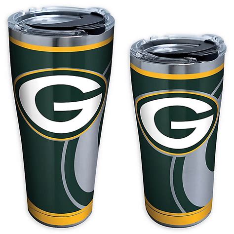 Not microwave or dishwasher safe. Tervis® NFL Green Bay Packers Rush Stainless Steel Tumbler ...