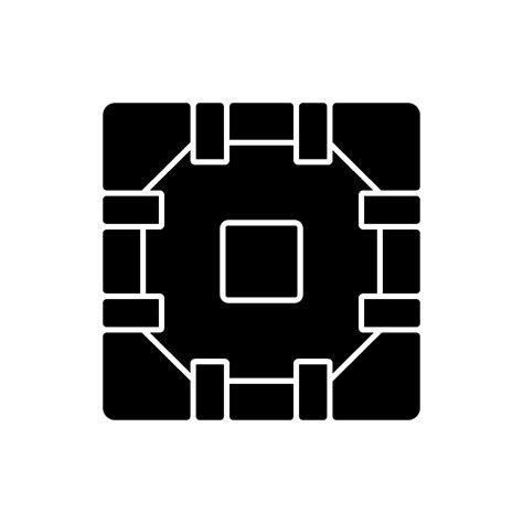 Computer Circuit Board Black Glyph Icon 2346274 Vector Art At Vecteezy