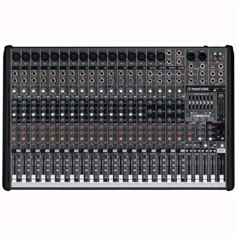 Disc Mackie Profx22 Mixer Console With Built In Effects Usb Gear4music
