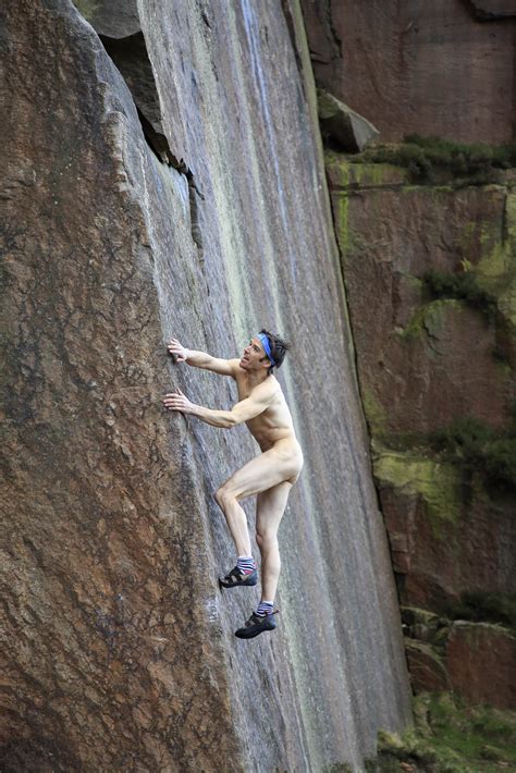 Climbers Scale A Rock Face Naked After They Run Out Of Ideas For Fancy