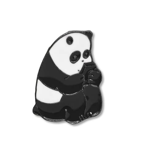 Panda Lapel Pin 1 18 Tall